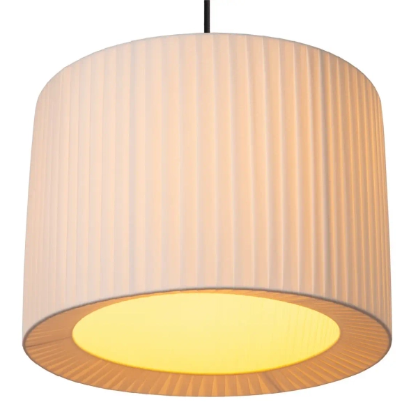 Lampa wisząca materiałowa FOLD 21439/40/31 nad stół biały czarny