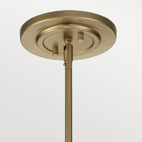 Metalowa lampa wisząca Fusion FE-FUSION-P-L-PNBR Feiss do jadalni mosiądz