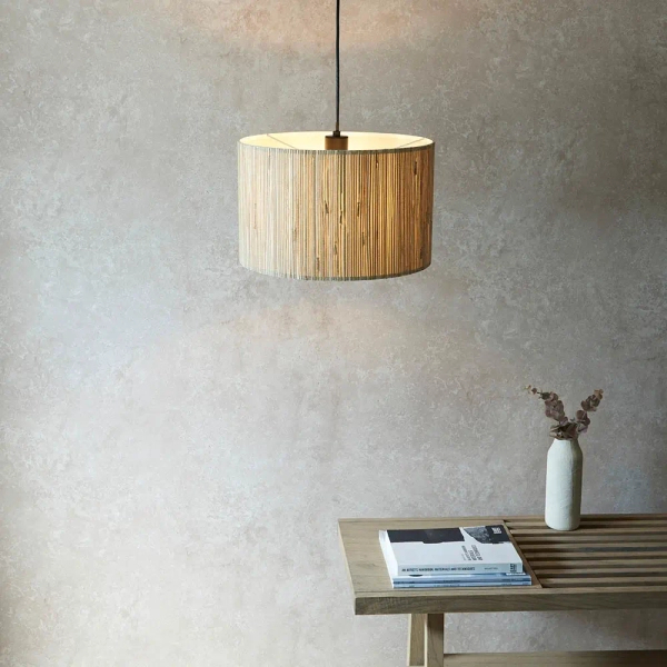 Wisząca lampa do salonu Longshore 101691 beżowa czarna