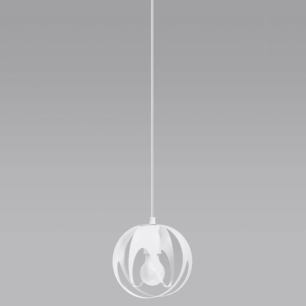 Wisząca lampa kuchenna SL.1083 biała kula nad wyspę