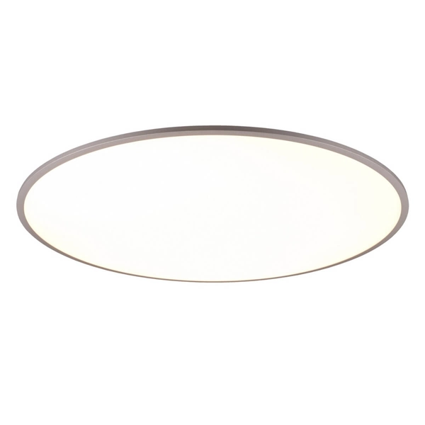 Ściemniany plafon z pilotem Yuma 641719187 LED 53W 3000-6500K biała srebrna