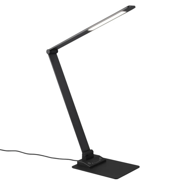 Ledowa lampka biurkowa Travis 545310132 6W 3000-6500K dotykowa czarna