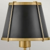 Lampa ścienna na korytarz Clarke HK-CLARKE1-BR-BK mosiądz czarny