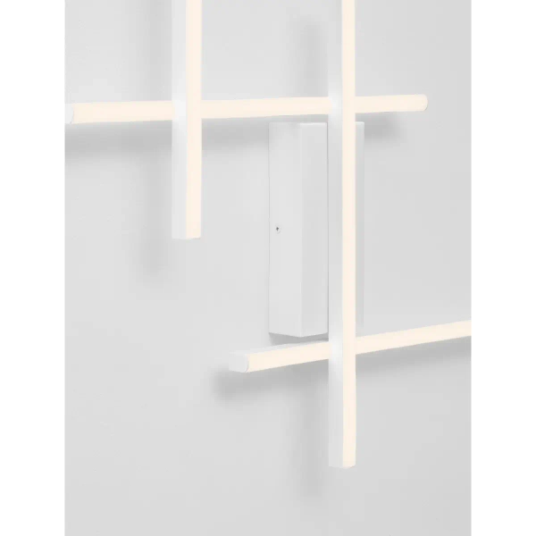 Lampa ścienna do salonu BILORTA LE45469 LED 34W 3200K biała