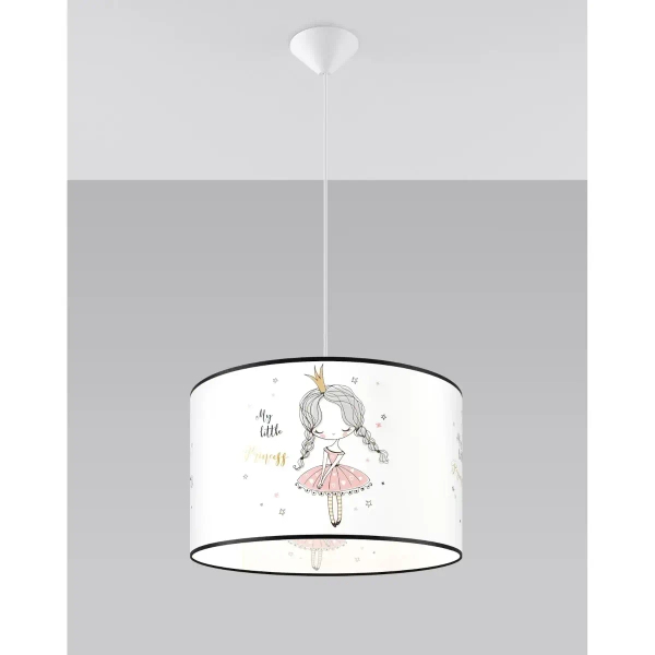 Lampa wisząca Princess SL.1415 Sollux do pokoju dziecięcego wielokolorowa