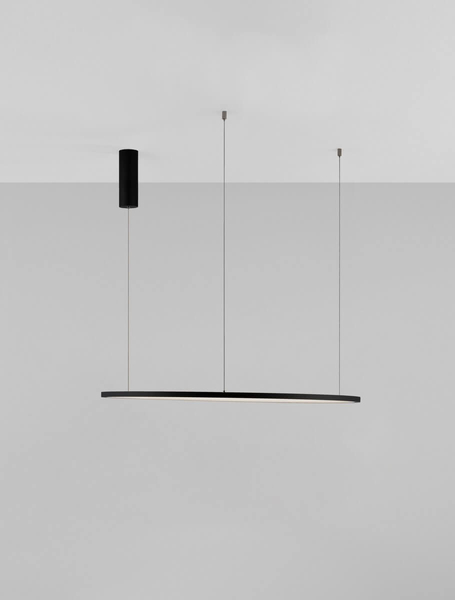 Lampa wisząca TOLUCA LE42781 Luces Exclusivas LED 48W 3000K do jadalni czarna