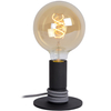 Nocna LAMPKA stojąca MARIT 45576/01/30 Lucide stołowa LAMPA metalowa czarna