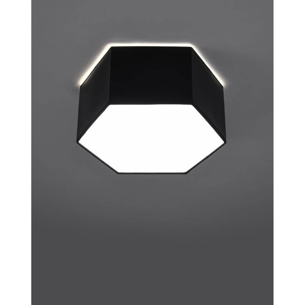 Przysufitowa lampa salonowa SL.1060 sześciokątny plafon