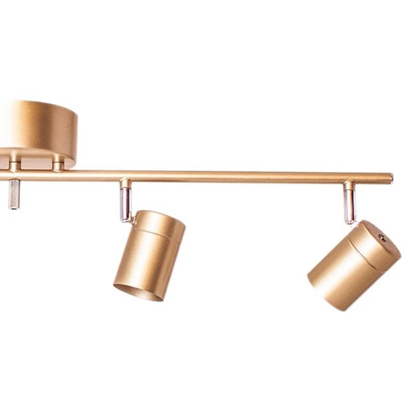 Sufitowa lampa regulowana Correct 4200720-6501 metalowe tuby różowe złoto
