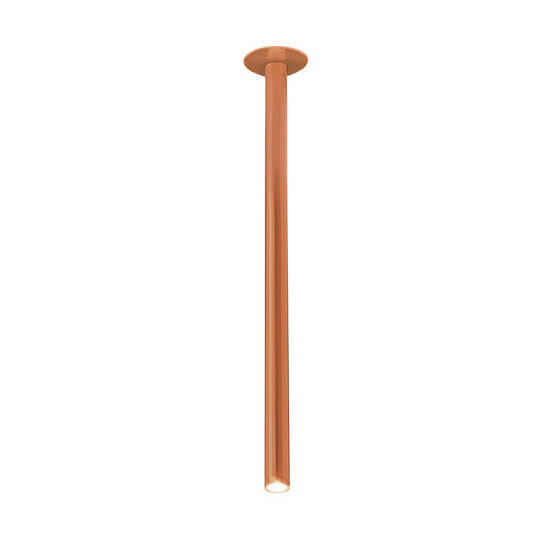 Lampa przysufitowa podłużna ALHA 9422 Dohar tuba metalowa miedziana
