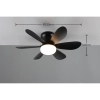 Sufitowy lampowentylator LUND R67462132 LED 8W 2700-6500K czarny