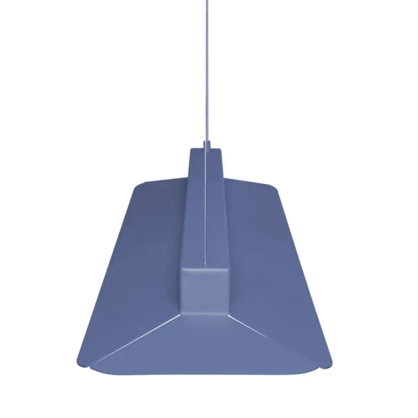 Wisząca lampa YOTTSU YOB699P02 niebieska metalowa LED 19,2W 3000K nad wyspę do jadalni