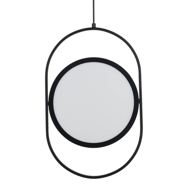 Zwisowa lampa Elipse 60217A-M LED 16W 3000K regulowana czarna