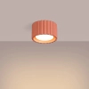 Sufitowa lampa AURA SL.1827 brzoskwiniowa 1xGx53 ryfel tubka metalowa