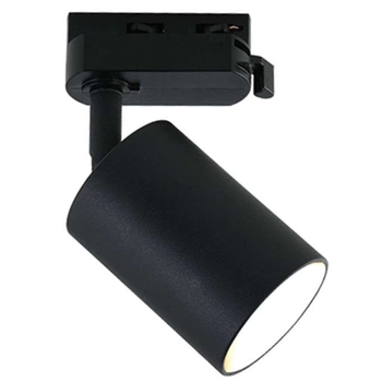 LAMPA sufitowa Kika Track Nero BK Orlicki Design metalowa OPRAWA do systemu szynowego 1-fazowego czarna