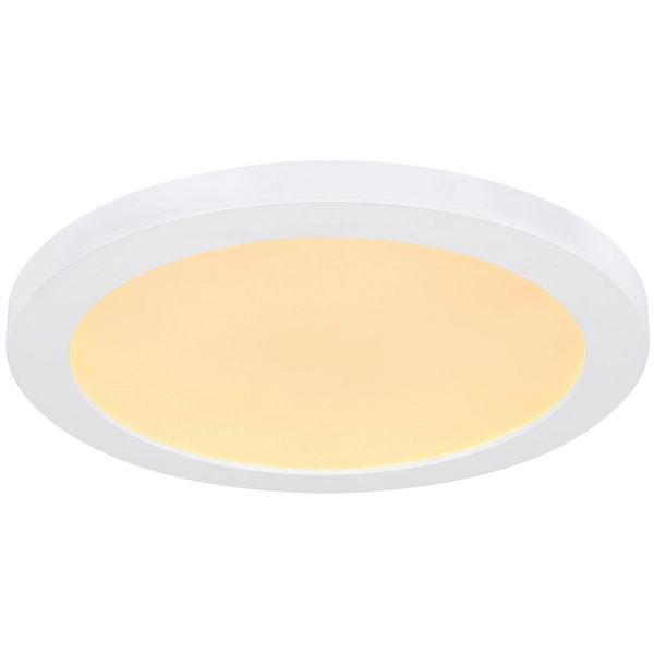 LAMPA sufitowa LASSE 12379-24W Globo metalowa OPRAWA okrągła LED 24W 3000K - 6500K plafon biały