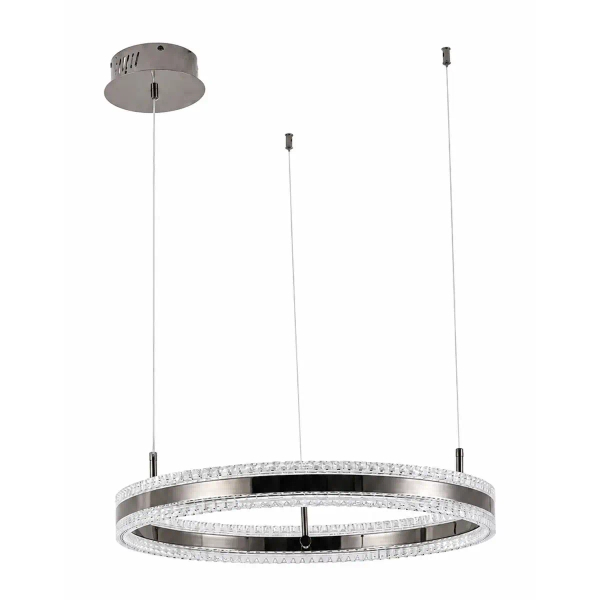 Wisząca lampa ARKADIA tytanowa ST-6376-60 1xLED 30W 3000K ring