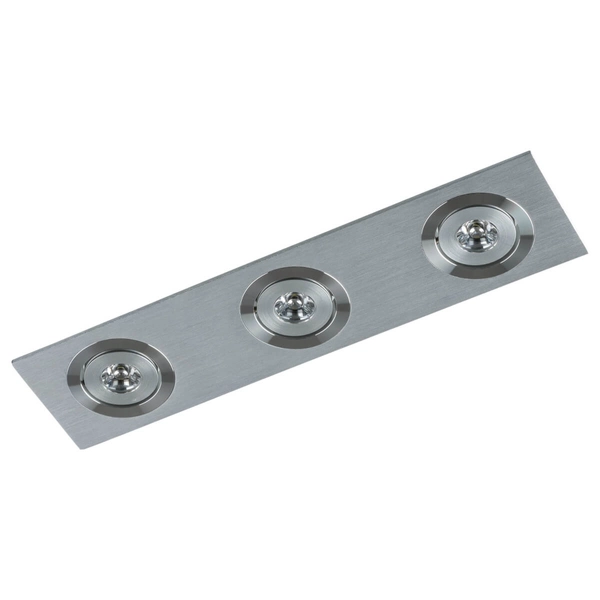 Regulowana lampa wpuszczana Fiamma MQ71815-3B Italux LED 9W srebrny