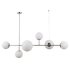Loftowa LAMPA wisząca VAILANTE PND-31221-6B-CH Italux modernistyczna OPRAWA szklane kule ball zwis chrom
