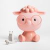 Dziecięca lampka nocna SHEEP KDR-612-PK 3W 4000K OWCA animals różowa biała