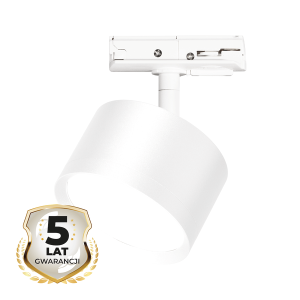 Szynowa lampa sufitowa okrągła Cyklop ML1198 1-fazowa biały