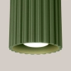 Ryflowana sufitowa lampa AURA oliwkowa SL.1794 GU10 metalowa