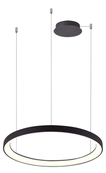 Ledowa lampa wisząca Agnes AZ5022 60W okrąg czarna