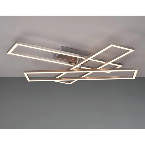 Nasufitowa lampa TESSORA DL107-64423 LED 36W 2700-6000K z pilotem nikiel