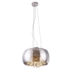 Lampa wisząca glamour MOONLIGHT P0076-05L Maxlight szkło lustrzane chrom