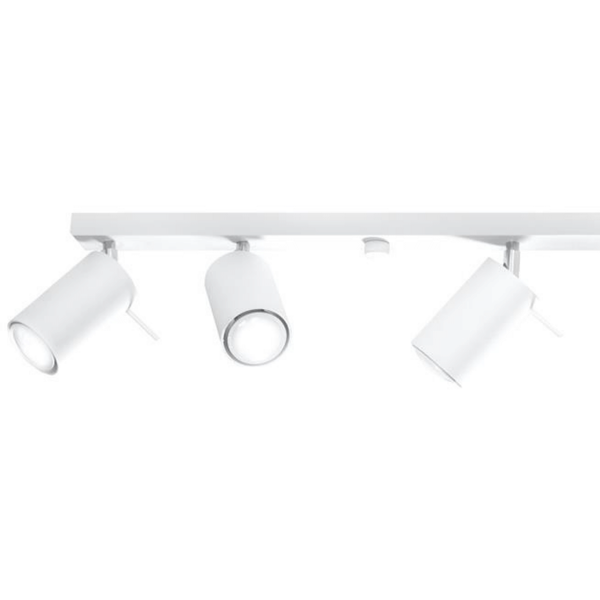 Reflektorowa lampa sufitowa Ring SL.0333 Sollux do jadalni biała