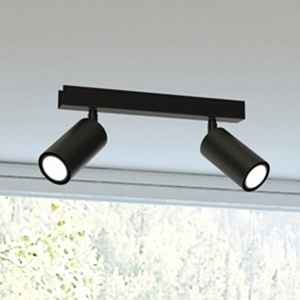 Minimalistyczna lampa sufitowa Hudson MLP8795 czarna