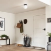 Minimalistyczna sufitowa lampa Albers KL-ALBERS-F-G-BK kula czarna
