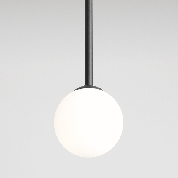 Loftowa lampa sufitowa Pinne 1080PL_G1_M 1-punktowa kula pokojowa czarna