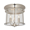 Metalowa lampa sufitowa Hampworth 96153 srebrny przezroczysty