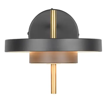 Naścienna ledowa lampa Keaton 240270180 LED 10W 2300-4000K czarny