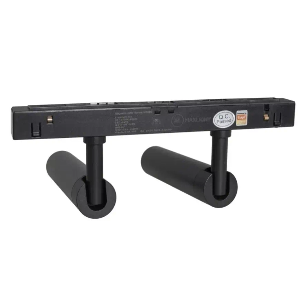 Szynowa lampa do systemu magnetycznego M0020N LED 10W 3000K tubki czarny