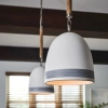 Kuchenna lampa wisząca Nash HK-NASH-P-AN marynistyczna nikiel biały