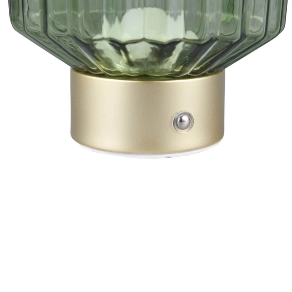 Szklana lampka nocna Lord R57761115 LED 2W 3000K złota zielona