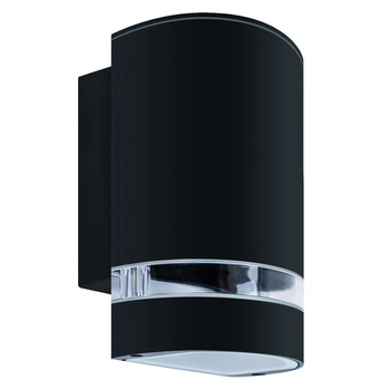 Półokrągły kinkiet BRUNO 04004 Ideus ogrodowa lampa outdoor IP54 czarny