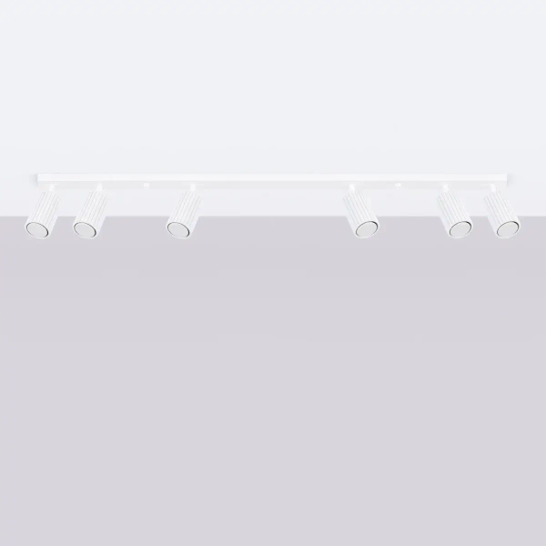 Regulowana lampa sufitowa KARBON SL.1547 tuby metalowe białe