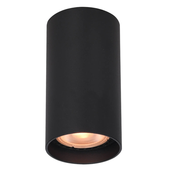 Natynkowa lampa Lopus CLN-48930-S-BK Italux rurka do jadalni czarna