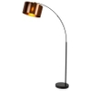 Łukowa lampa podłogowa RANKOS 05747/81/30 Lucide do czytania czarny