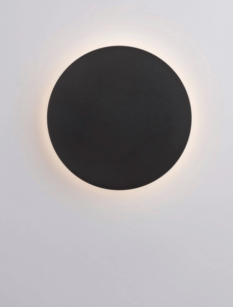 Ścienna lampa metalowa Chica do gabinetu LED 12W 3000K czarna