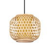 Pleciona wisząca lampa REQUENA LE44862 do jadalni naturalna