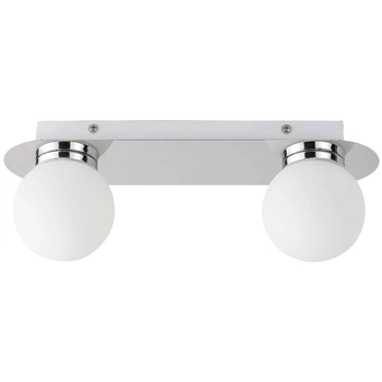 Łazienkowa LAMPA sufitowa BECCA 2111 Rabalux szklana OPRAWA kule balls IP44 białe chrom