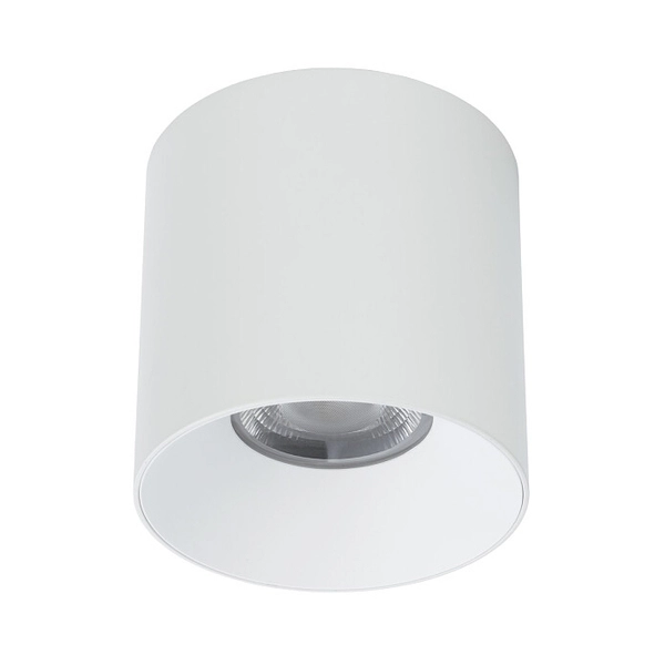 Sufitowa LAMPA plafon IOS 8730 Nowodvorski okrągła OPRAWA metalowa LED 30W 4000K downlight tuba biała