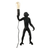 Stołowa lampka Monkey ABR-KARD5-C Abruzzo designerska małpa czarna