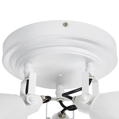 Regulowana LAMPA sufitowa FJÄLLBACKA 108083 Markslojd łazienkowa OPRAWA metalowe reflektorki IP44 białe