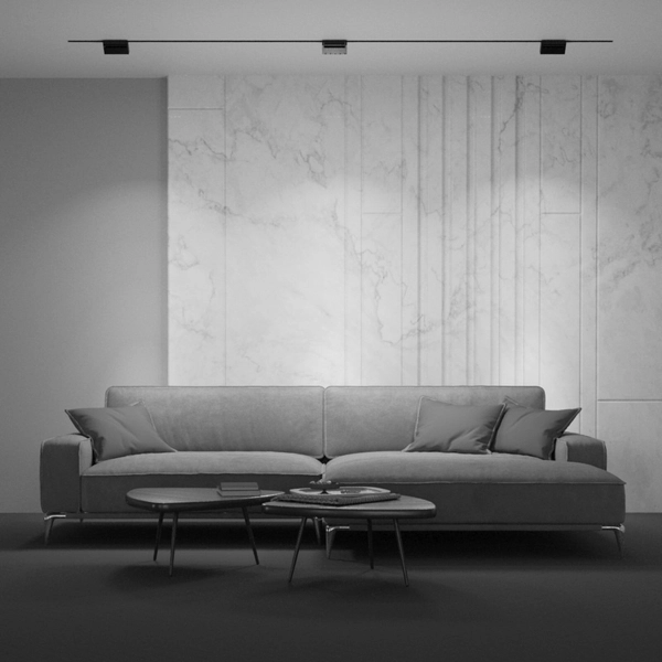 Regulowana lampa magnetyczna Basis TR013-2-10W3K-B LED 10W 3000K do szyny czarna