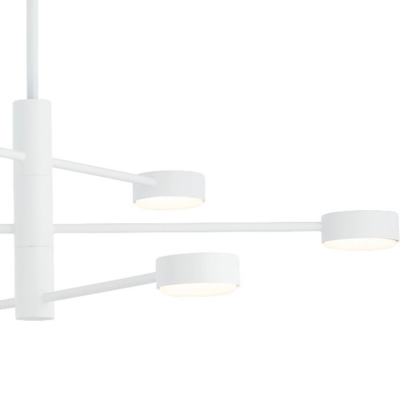 Loftowa LAMPA sufitowa ORBIT 7942 Nowodvorski regulowane pręty sticks molekuły do sypialni białe